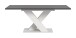 Kulissen-Esstisch >Motion< ausziehbar 190cm, Grau / Weiß - 150/190x76x90cm (BxHxT)