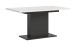 Kulissen-Esstisch >Motion< ausziehbar 190cm, Grau / Weiß - 150/190x76x90cm (BxHxT)