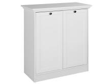 Kommode >Landsted< in Weiß - 80x90x35cm (BxHxT)