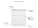 Kommode >Landsted< in Weiß - 80x90x45cm (BxHxT)