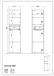 Seitenschrank >GW-LEMONT< 2 Türen, 1 Schublade, Dämpfung, Steingrau - 33x121x34cm (BxHxT)
