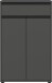 Badkommode >GW-LEMONT< Türen & Schublade mit Soft-Close, Graphit - 63x98x34cm (BxHxT)