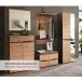 Garderoben-Set >Memphis< (3-teilig) Artisan Eiche Dekor / Graphit - 145x192x38 (BxHxT)