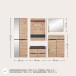Garderoben-Set >Memphis< (2-teilig) Artisan Eiche Dekor / Graphit - 80x192x38 (BxHxT)