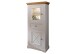 Wohnwand >WZ-0133< (2-teilig) weiss / eichefarbig - 268x177x42 (BxHxT)