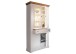 Wohnwand >WZ-0133< (3-teilig) weiss / eichefarbig - 278x214x42 (BxHxT)