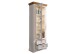 Wohnwand >WZ-0133< (4-teilig) weiss /  eichefarbig - 357x214x42 (BxHxT)