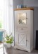 Wohnwand >WZ-0133< (4-teilig) weiss / eichefarbig - 357x214x42 (BxHxT)