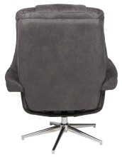 Relaxsessel >Burnaby< (2-teilig) inkl. Hocker, Relaxfunktion, anthrazit - 82x99x90 (BxHxT)