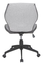 Bürostuhl >Madita< Wippmechanik, ergonomisch, hellgrau / dunkelgrau - 61x90x61 (BxHxT)