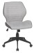 Bürostuhl >Madita< Wippmechanik, ergonomisch, hellgrau / dunkelgrau - 61x90x61 (BxHxT)