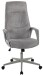 Chefsessel >Marinus< ergonomisch, Wippmechanik,  grau, Webstoff - 64x111x64cm (BxHxT)