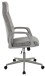 Chefsessel >Marinus< ergonomisch, Wippmechanik,  grau, Webstoff - 64x111x64cm (BxHxT)