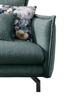 Polsterecke >Launce< verstellbare Armlehnen, Zier-Wendekissen, Ocean - 255x94x180cm (BxHxT)