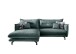 Polsterecke >Launce< verstellbare Armlehnen, Zier-Wendekissen, Ocean - 255x94x180cm (BxHxT)