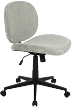 Bürostuhl >Tilo< in mint, Kordstoff - 61x90x61cm (BxHxT)