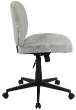 Bürostuhl >Tilo< in mint, Kordstoff - 61x90x61cm (BxHxT)