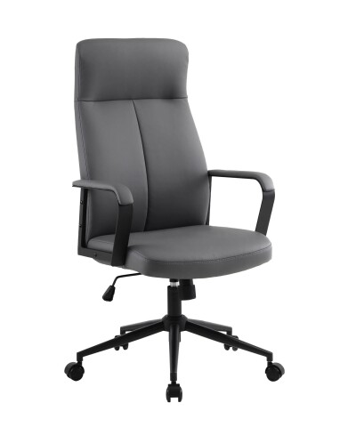 Chefsessel >Conrad< Wippmechanik, in dunkelgrau - 58x116x58cm (BxHxT)