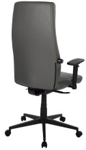 Bürostuhl >Homepro< Rautensteppung, dunkelgrau, Mikrofaser - 70x120x70cm (BxHxT)
