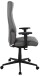 Bürostuhl >Homepro< Rautensteppung, dunkelgrau, Mikrofaser - 70x120x70cm (BxHxT)