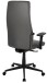 Bürostuhl >Homepro< Rautensteppung, dunkelgrau, Mikrofaser - 70x120x70cm (BxHxT)