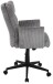 Bürostuhl >Charly< Taschenfederkern, in grau, Kordstoff - 64x96x64cm (BxHxT)
