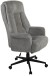 Chefsessel >Otto< 150 kg belastbar, grau, Webstoff - 74x122x74cm (BxHxT)