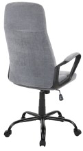 Chefsessel >Merlin< ergonomisch, kieselgrau, Webstoff - 64x111x64cm (BxHxT)