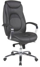 Chefsessel >Mattes< belastbar bis 150kg, Anthrazit...