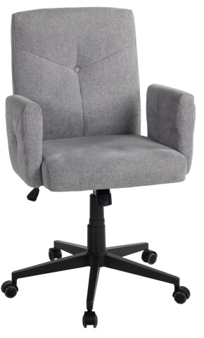 Bürostuhl >Bo< Taschenfederkern, ergonomisch,  grau, Webstoff - 64x96x64cm (BxHxT)