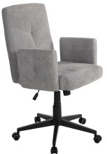 Bürostuhl >Bo< Taschenfederkern, ergonomisch,  grau, Webstoff - 64x96x64cm (BxHxT)