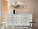 Sideboard >Kalita< in Weiß, Massivholz - 170x85x40cm (BxHxT)