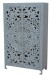 Highboard >Kalita< in Grau, Massivholz - 100x165x40cm (BxHxT)