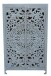 Highboard >Kalita< in Grau, Massivholz - 100x165x40cm (BxHxT)