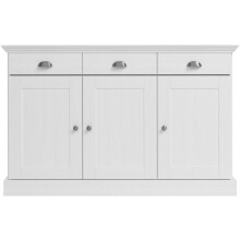 Sideboard >Motala< in Weiß - 125x80x35cm (BxHxT)