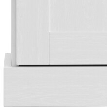 Sideboard >Motala< in Weiß - 125x80x35cm (BxHxT)