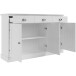 Sideboard >Motala< in Weiß - 125x80x35cm (BxHxT)