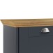 Schuhkipper >Motala< in Anthrazit - 80x132x30cm (BxHxT)