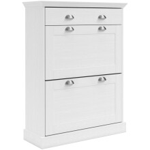Schuhkipper >Motala< in Weiß - 80x105x35cm...