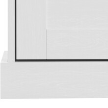 Schuhkipper >Motala< in Weiß - 80x105x35cm (BxHxT)