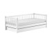 Daybett >Buche Massiv< in Buche massiv weiß lackiert - 207,5x68x97,5 (BxHxT)