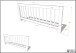Daybett >Buche Massiv< in Buche massiv weiß lackiert - 207,5x68x97,5 (BxHxT)