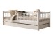 Daybett >Buche Massiv< in Buche massiv weiß lackiert - 207,5x68x97,5 (BxHxT)