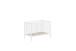 Babybett >Dino< in Buche Weiß, Massivholz - 124,4x84,4x65,4cm (BxHxT)