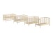 Babybett >Dino< in Buche Natur, Massivholz - 144x84,4x75,5cm (BxHxT)