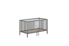 Babybett >Dino< in Buche Anthrazit, Massivholz -...