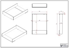 Schubkastenkommode >Amori< in Weiß, Holzwerkstoff - 90x89x76cm (BxHxT)
