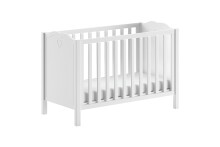 Babymöbel-Set >Amori< (4-teilig) in Weiß, Holzwerkstoff