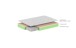 Taschenfederkernmatratze >Matratze Vipack< in Beige - 200x200x19x120 (LxBxHxT)