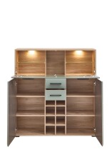 Barschrank >Kathlin< Barfach, Stauraum, LED,...